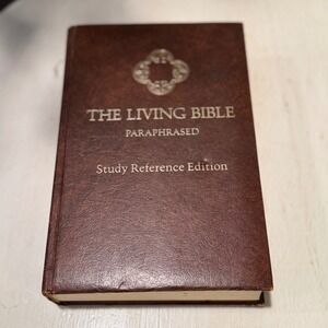The Living Bible Paraphrased Study Reference Edition with Concordance Hardcover